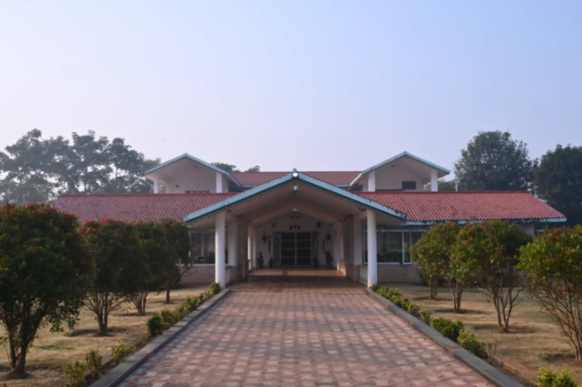 The entrance to Villa Serene in Golagam village